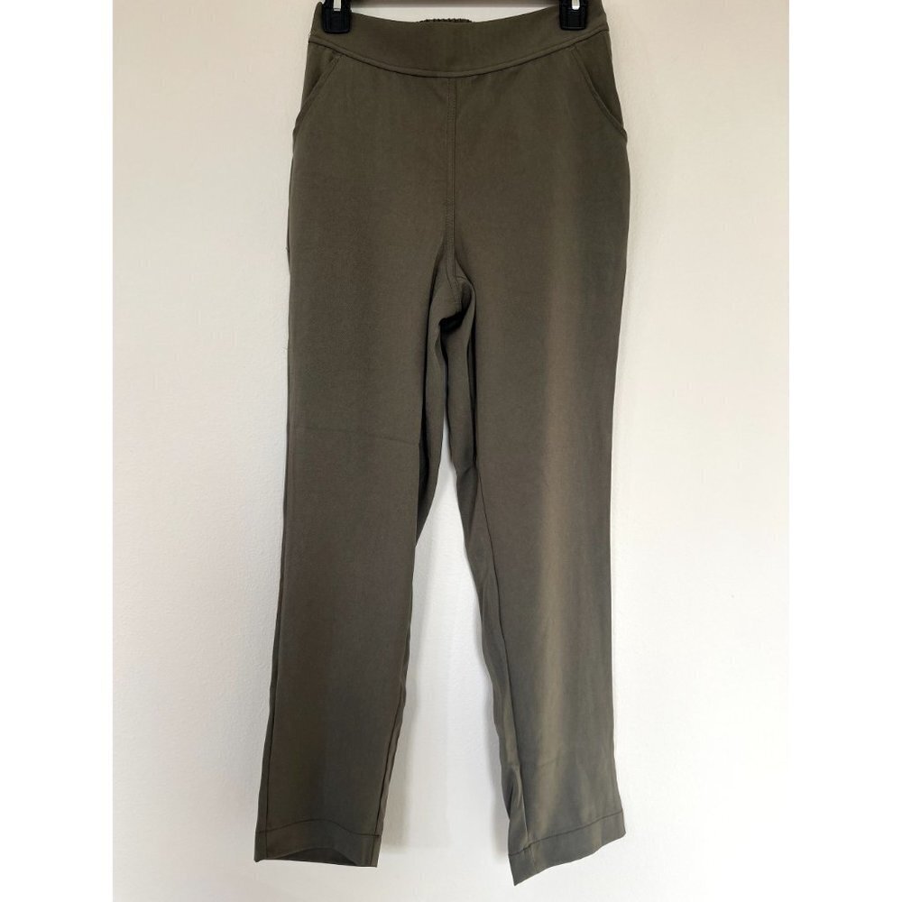 NWT Max Studio Twill Pull-On Trousers XS - Picture 4 of 11